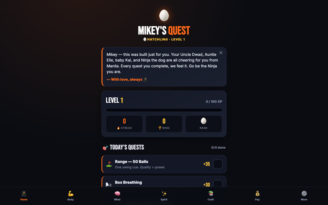 Mikey's Quest